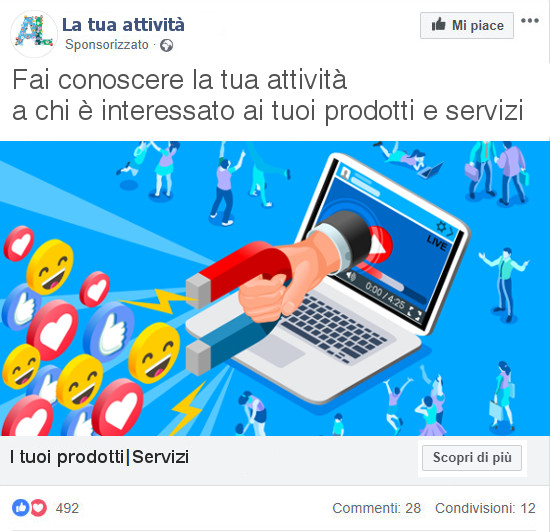 Gestione pubblicità Facebook Padova
