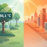 Depaving-depavimentare e rinaturalizzare fa scendere le temperature di 4 gradi
